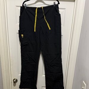Black Scrub Pants wonder wink XL tall